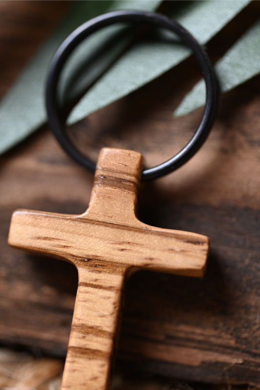 CROSS KEYCHAIN | ZEBRAWOOD